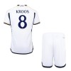 Officiële Voetbalshirt + Korte Broek Real Madrid Kroos 8 Thuis 2023-24 - Kids